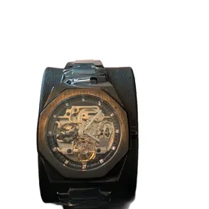 Sunborn 20 Jewels automatic skeleton watch