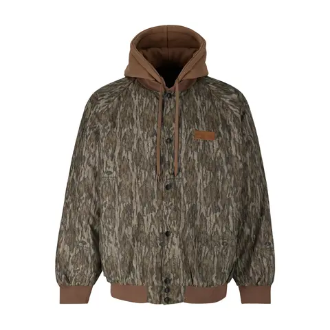 Frogg Toggs® Men's Vintage Knit Jacket - Layered Casual Coat with Fleece Fabric, Elastic Details, Pockets & Protective Shell