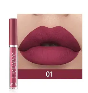 6 Pcs/Set New Long Lasting Waterproof Lipstick Set Women Lip Gloss Lips Makeup Cosmetic