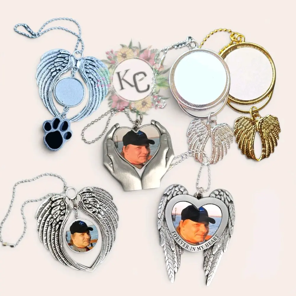 Photo Angel Wing Car Hanger | Includes Photos | Only comes with 1 item