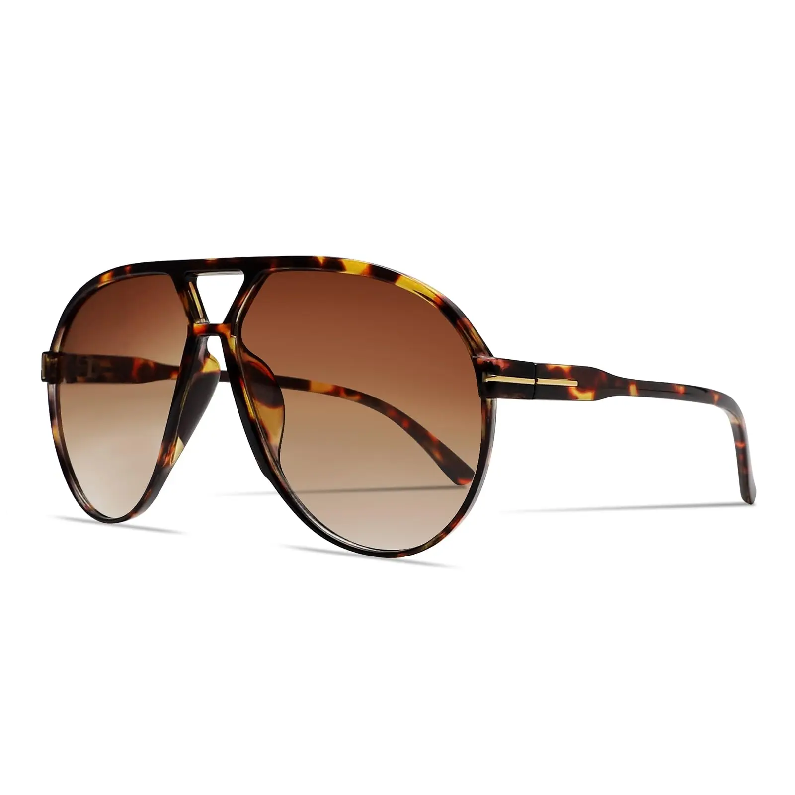 Oversized Aviator Sunglasses Retro Big Round Vintage Sun Glasses Amazon.com: SevenColor Trendy Oversized Aviator Sunglasses  main image 3