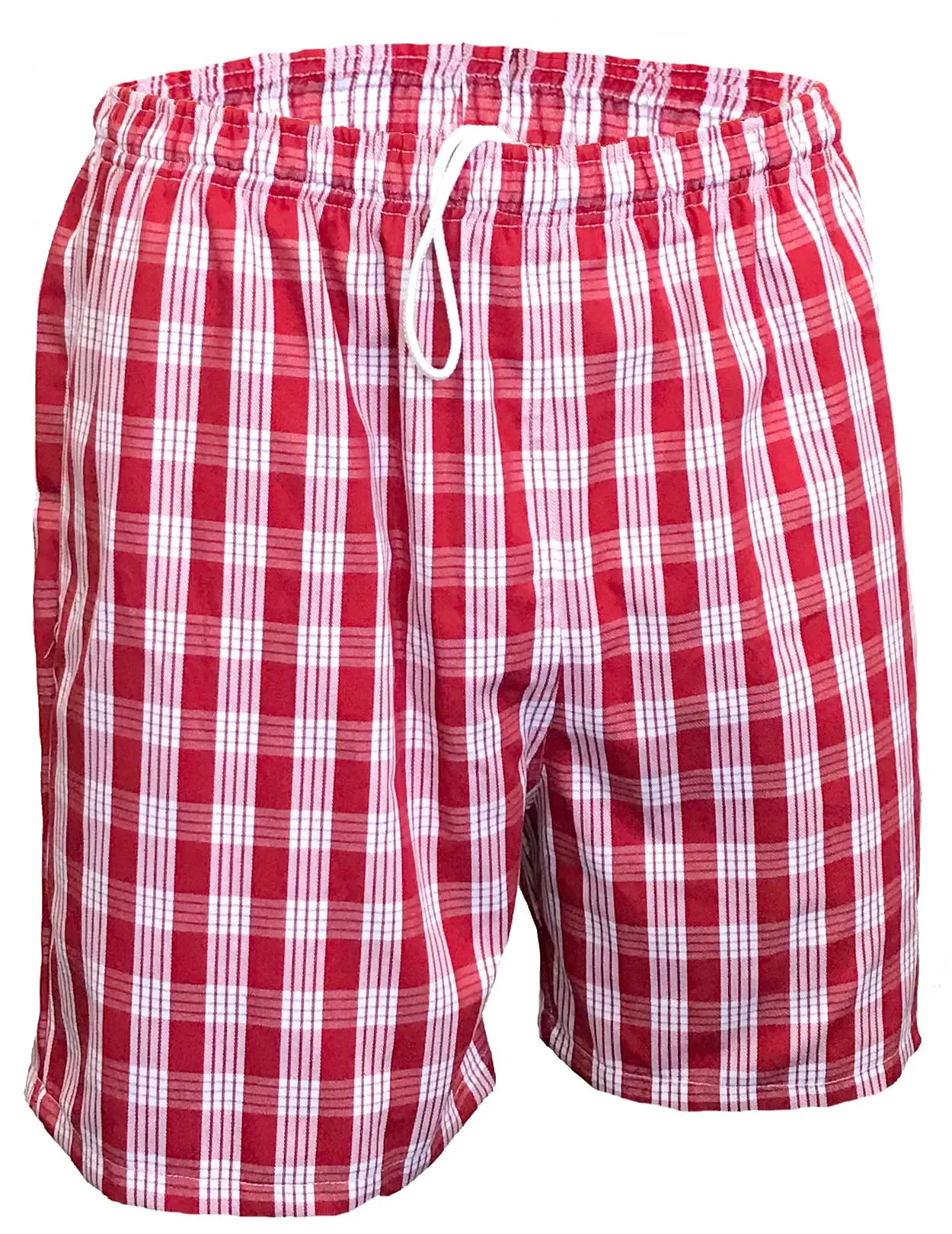 Red Palaka Shorts Hawaii Heritage Design