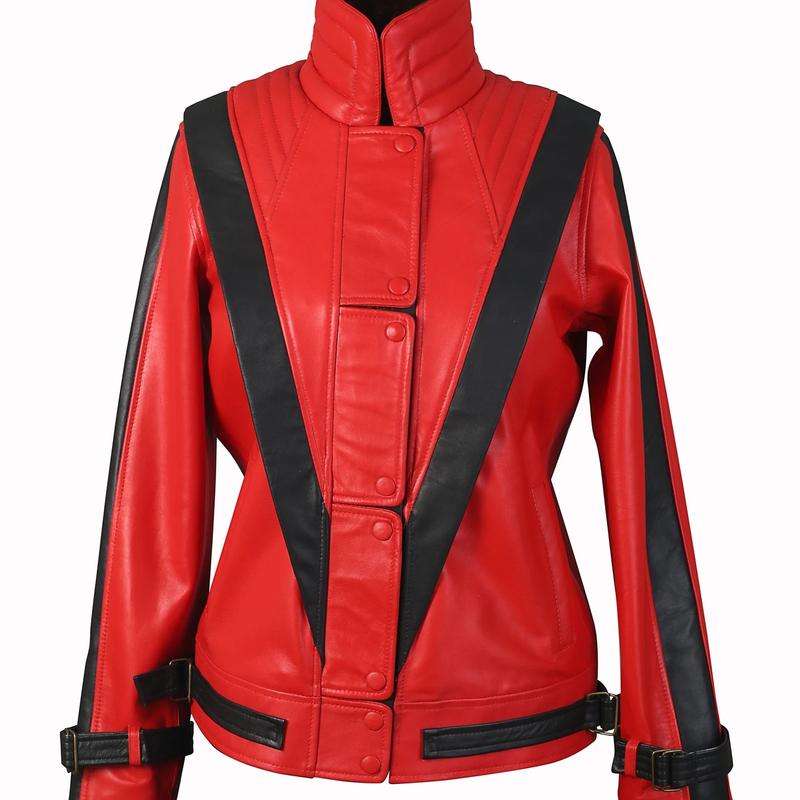 Fanzilla Jackets - Handmade Thriller Inspired MJ's Cosplay- Costume Leather Jacket Halloween Fashion