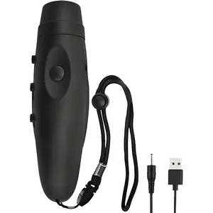 Whistles for Referees with USB , 3 Tone High Volume  Whistle for Referee Coaches Teacher, Outdoor Camping Hiking Boating Safety Whistles with Lanyard