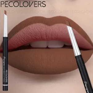 1 Pc Long-Wear Lip Liner, Stick Liner, Lip Liner Pen, Waterproof Lip Outline, Portable Makeup For Vacation And Events, Red Bean And Rose Red And Beige Nude, Lip Makeup Cosmetic