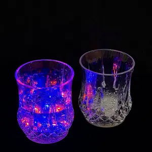 Water Activated LED Cups - 7 Color Changing Shot Glass Set (2/4/6 Pack) - Glowing Party Decor for New Year Eve, Valentine's Day, Bar, Christmas & Classroom Gift for Him