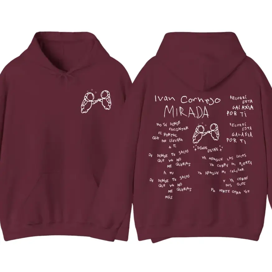 Ivan Cornejo Mirada Tour Hoodie, Donde Estás Pullover Hoodie, Mirada 2025 Tour Merch, Fan Gift Ideas