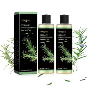 Rosemary Thickening Herbal Healthy Shampoo Set (100ML x 2) – Plant-Based Hair Care for Gentle Cleansing, Oil Control, Hydrating, Moisturizing Smoothness, and Improved Dull Frizzy Split Ends & Lightweight Scalp Care Silicone-Free Detangling Rinse