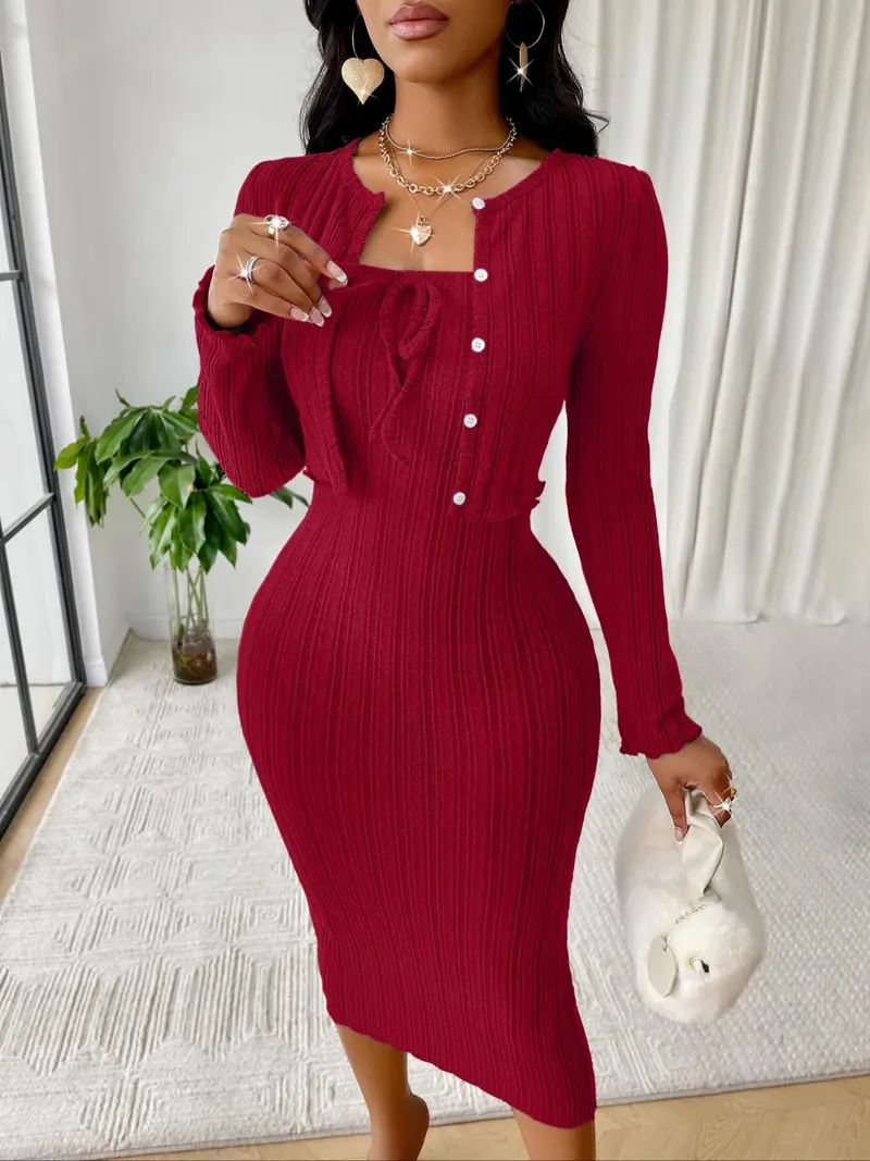 bodycon crop top dress Trendy Strapless Crop Top Bodycon Mini Skirt Dress for Women main image 1