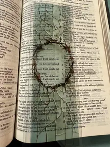 Stained Glass Transparent Bookmark - Christian Scripture Bookmarks