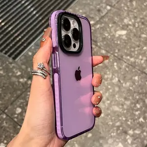 Luxury Transparent Phone Cases For iPhone 17 Pro Max 16 15 Plus 14 13 Shockproof Clear Soft TPU Cover