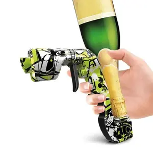 Beer Gun Injector, Champagne Gun Sprayer, Wine Bottle Dispenser, Spray Gun Fountain, Beer Ejecting Gun for Party Bar Club, Beverage Accessories
