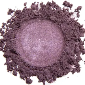Violet Frost Mineral Eye Color - Silvery Dark Blue Purple Eyeshadow with Captivating Sparkle & Rich Pigment 1.5 Gram