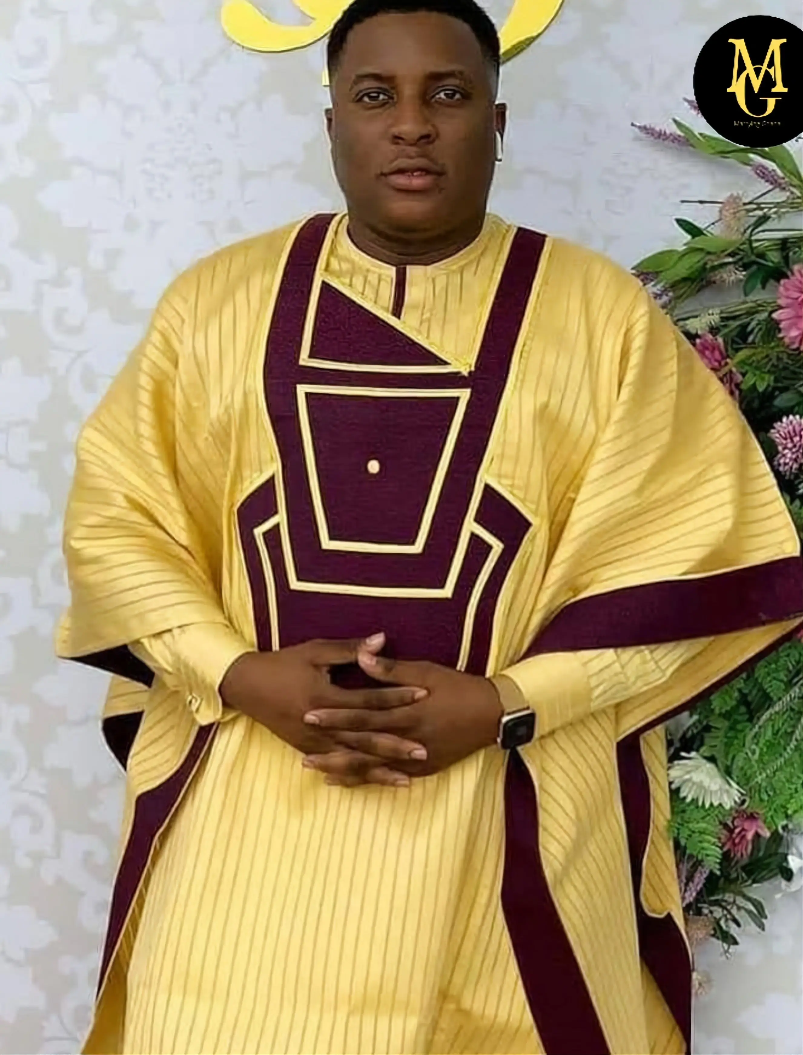 MG Prestige 3 Piece Yoruba Agbada Traditional Clothing AGP10