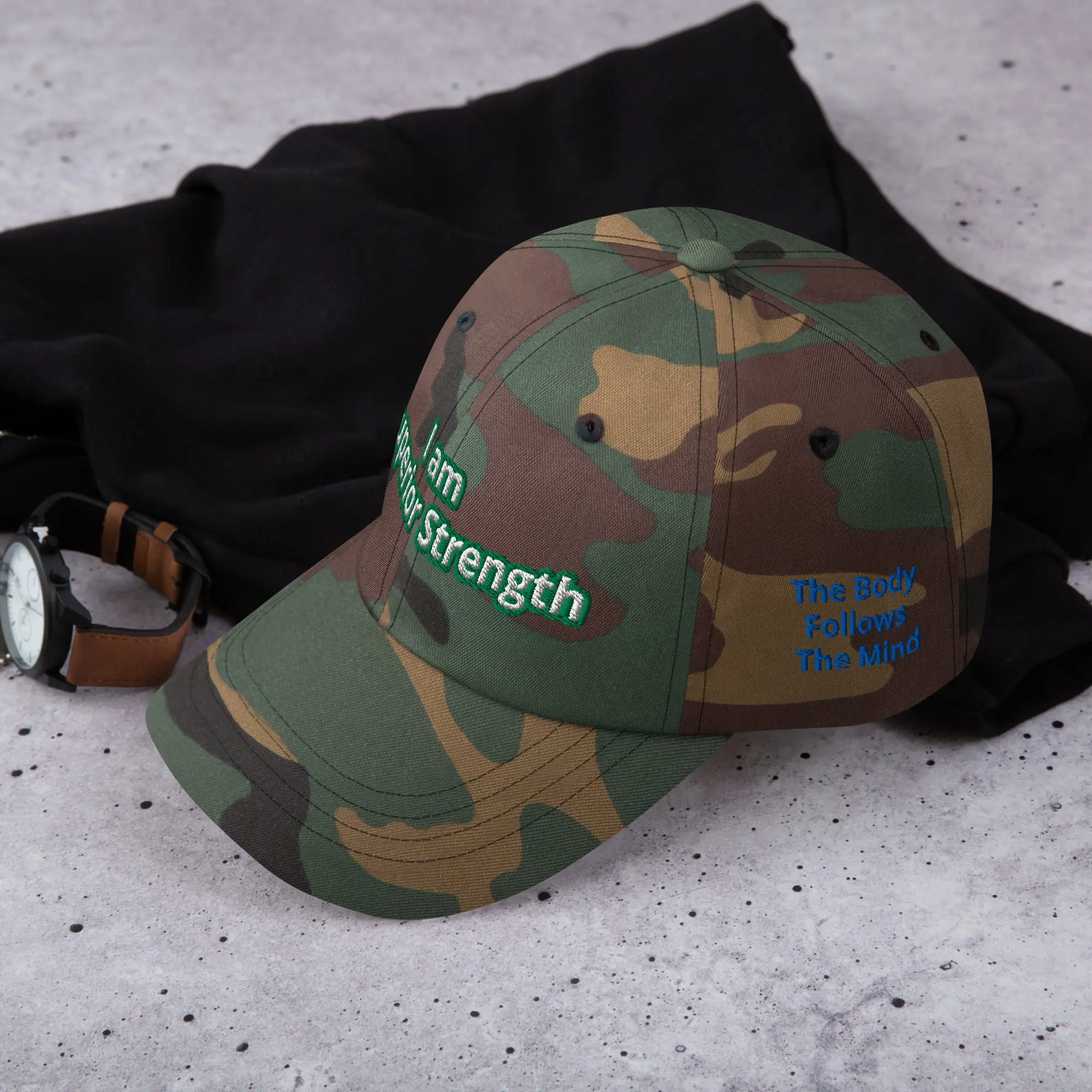 Superior Strength Graduation Hat - Earned, Not Purchased.