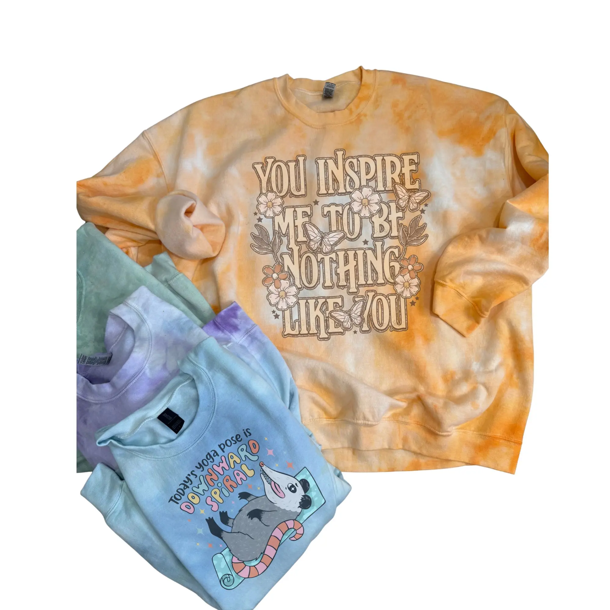 Tye Dye SINGLE Sweatshirt - Single Piece - Choose from Petty, Mama, Faith, Spooky, Horror Categories