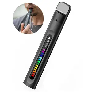 Plastic Aluminum Alloy Silicone Portable Lung Trainer Breathing Exerciser with Visual Readout Lung Capacity Meter for Fitness