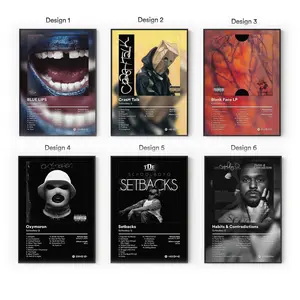 [Sale Up To 40%] [Unframe] ScHoolboy.Q Album Posters, West Coast Hip Hop Wall Art, Gritty Rap Bedroom Aesthetic Decor, Modern Album Cover Artwork, Gift for Fans