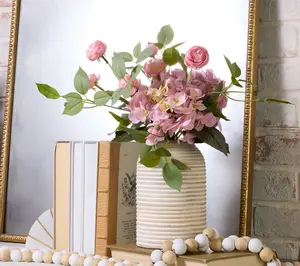 Hydrangea and Ranunculus Floral Bundle by Valerie