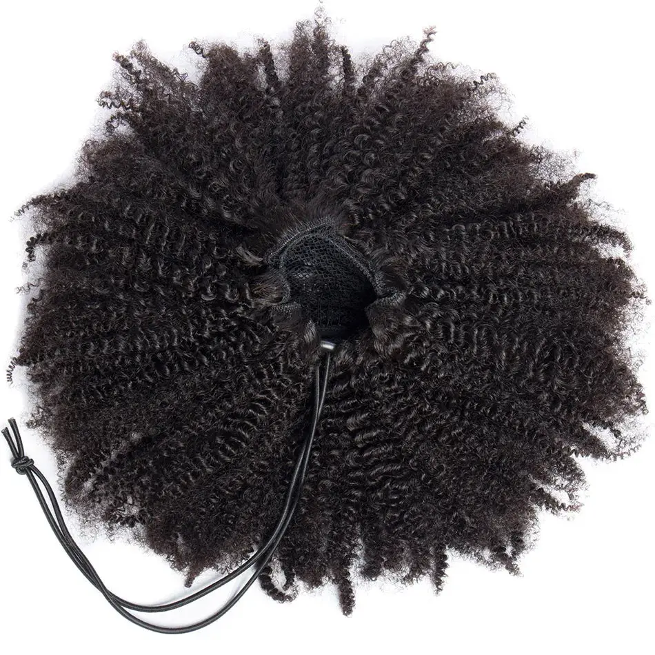 Afro Kinky Curly Hair Ponytail Extensions
