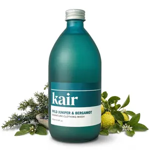 Kair Signature Clothing Wash - Wild Juniper & Bergamot | Plant-Based Laundry Detergent, 16.9 Fl Oz, Vegan, Cruelty-Free, Biodegradable, Deep Cleans & Deodorizes Fabrics