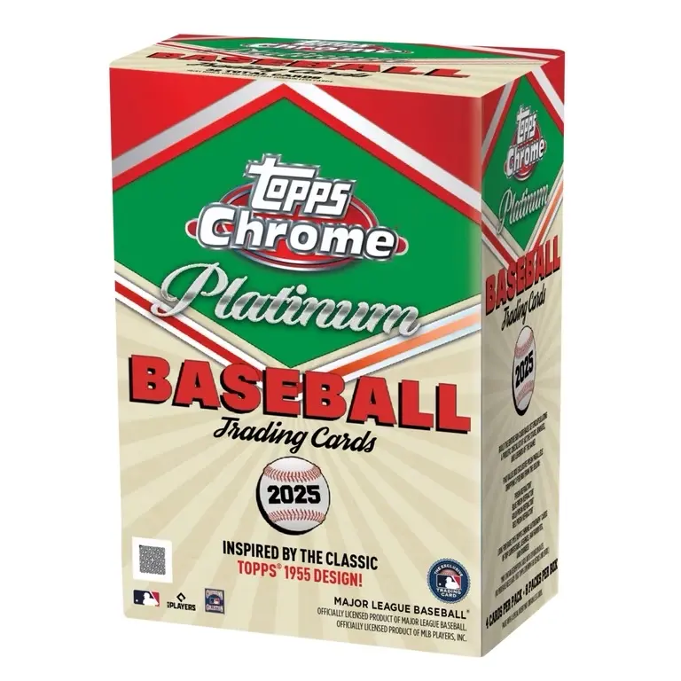 (1 Box) 2025 Topps Chrome Platinum Blaster Loose
