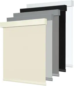 Allesin zen Blackout Roller Shades for Windows,Cordless,Free-Stop,UV Protection,Block All Lights,Thermal Insulated Fabric Shades for Home,Office,Bedroom,Door