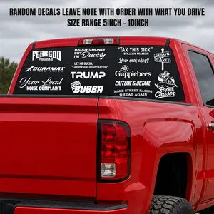 Random decal bundle, Tint stripped decals