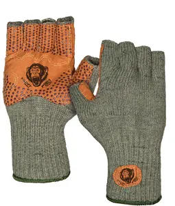 Wooly Precision Grip Half Finger Glove