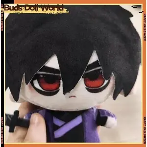 Stuffed 10cm Anime Killer Seven Role Printed Body Cotton Doll Plush Toy for Backpack Ornament Keychain Birthday or Meeting Gift