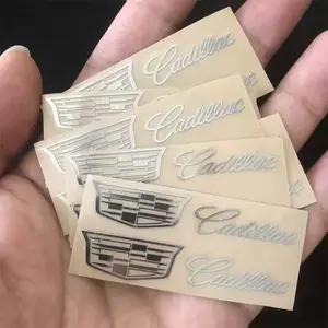 Cadillac Car Metal Emblem Wiper Stickers, Reflective Styling Decals for Cadillac Models, Enhance Your Ride with Precision Fit & Bold Design