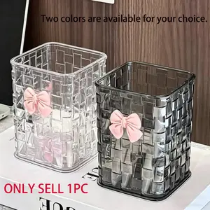 Desktop Pen Holder Storage Box for Student Dormitory Use, Desk Organizer Office Supplies, Table Accessories for Study Room, Pencil Holder