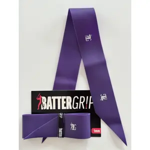 BatterGrip Baseball Softball Bat Grip Phantom Purple 1mm Universal Fit Reusable Comfortable Secure Non-Slip Grip for All Players
