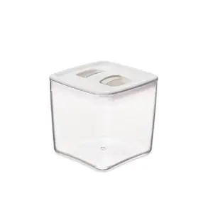 Click Clack 2-Quart Cube Storage Container | White