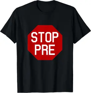 100% Cotton Stop Pre T-Shirt (Runners Shirt) T-Shirt