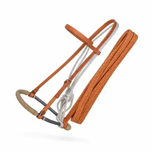 Hackamore Breaking Pencil Bosal Nylon Copper Reins Training USA Made