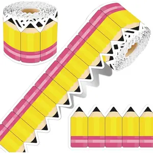 65ft Bulletin Board Borders Pencil Bulletin Board Border for Classroom  Office Chalkboard Decoration