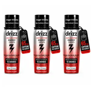 Drizz Energy Drops 3-Pack | Turn Any Drink Into an Energy Drink – 45 Boosts