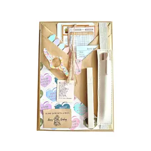 Blind Date Reading Experience Deluxe Box - Stainless Steel Tumbler, Cozy Candle, Book Holder, Bookmarks, Canvas Pouch & Themed Gifts for Book Lovers