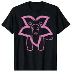 Steven Universe Lion Graphic T-Shirt - Black Cotton, Casual Crew Neck, Short Sleeve, Suitable for All Seasons, Adult Size, Casual Wear |   Energetic Design |   Comfortable Fit, Lion T-Shirt Comfort Wear Men's T-Shirts Classic Cotton Tee Casual