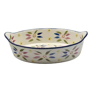 Temp-tations Old World 3-qt Deep Wall Casserole Dish