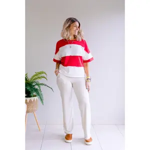 Heartline Exposed Seam Top