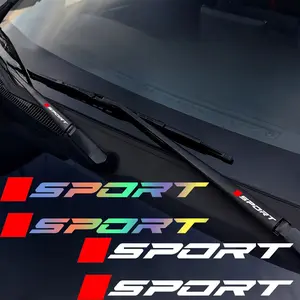 2PCS  Car Windshield Sticker Waving Tail Wiper Sticker Waterproof Durable High-quality Self-adhesive Decal Vehicle Exterior Modification Accessories