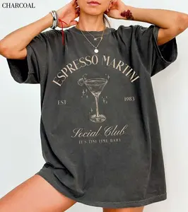 Comfort Colors Espresso Martini T-shirt, Graphic Tee, Full Size, Full Colors, Cotton, Crew neck