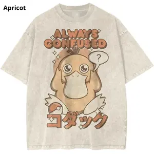 Psyduck Shirt, Anime Shirt, Vintage Graphic Cotton T-Shirt, Gift For Him or Her - Vintage Graphic Tee – Unisex S-3XL – Menswear & Womenswear – Streetwear Tops – Casual Cotton Crewneck Shortsleeve T-shirt