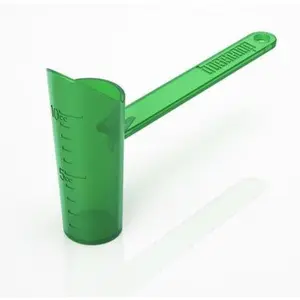 No Spill Water Bottle Scoop for Supplements, , Pre-Workout and  [] Green
