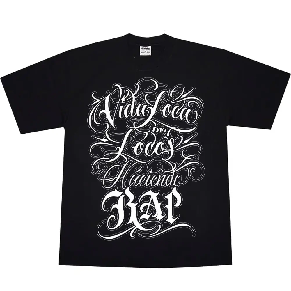 Vida Loca, Chicanos clothing , Lowrider clothing, Gangster clothes, Chicana shirt, Mexican Clothing Streetwear Unisex Graphic  tê