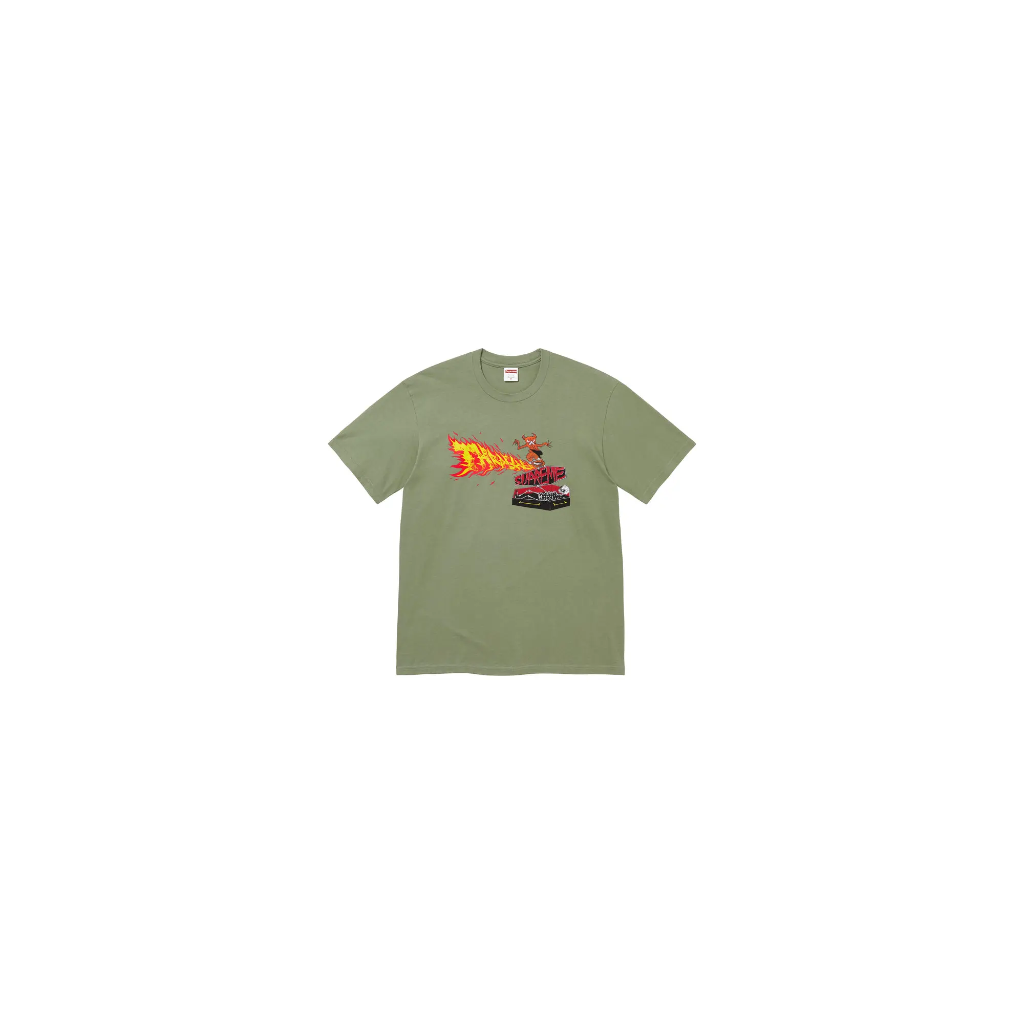 Thrasher® Back Tail Tee "FW24 Green" SU646