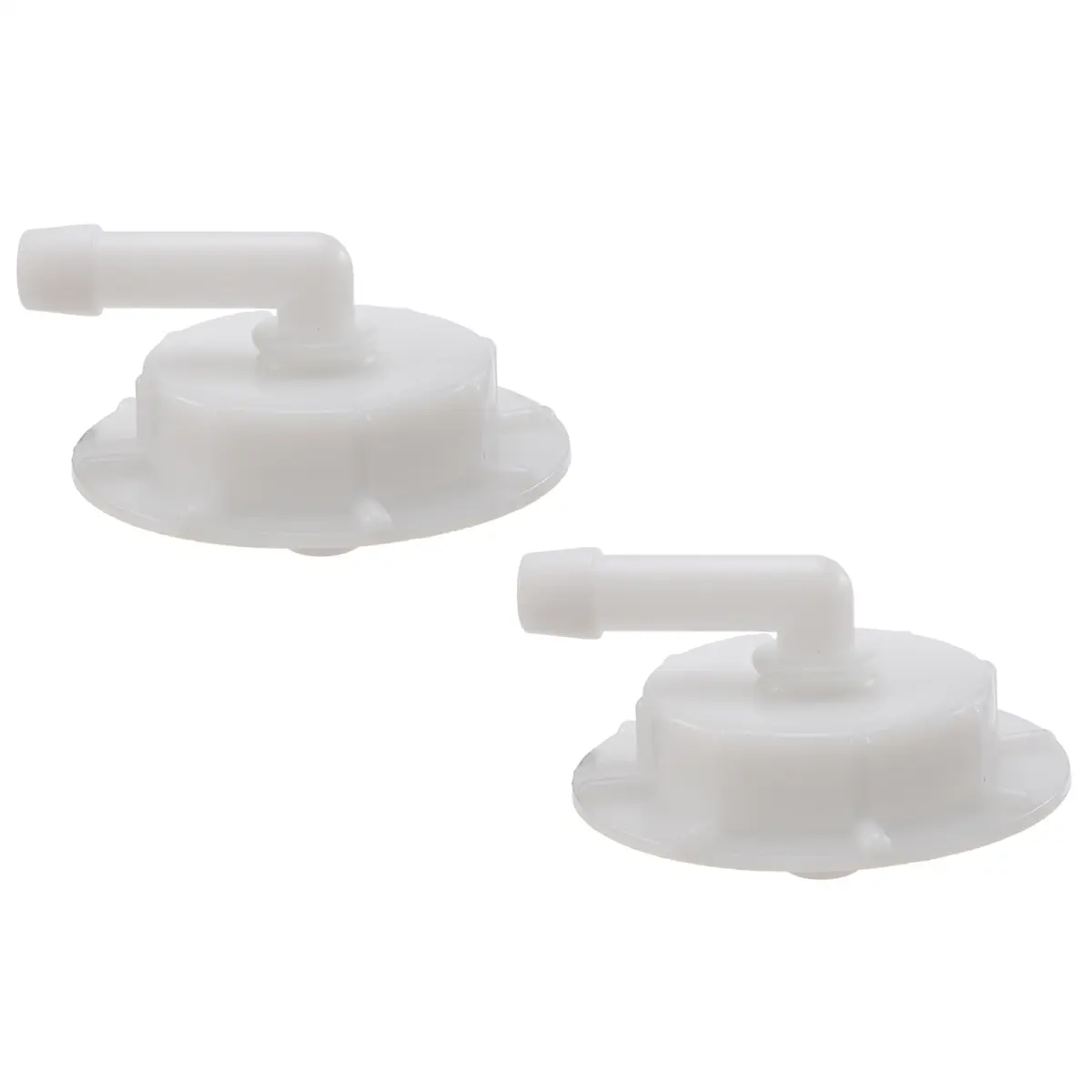 2-Piece Set 100% Brand New ABS Plastic Radiator Coolant Reservoir Overflow Tank Cap - Easy-to-Install Coolant Filler for Honda, Acura Accord, Civic, Pilot, Insight, Elements, MDX - 19102-Pm5-A00