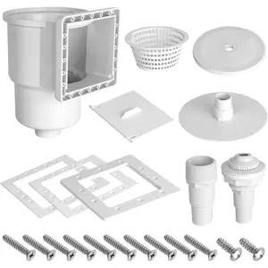SP1091LX Universal Above Ground Pool Skimmer Kit with Accessories, Compatible with Standard 6-Inch Wall Openings, Replaces SP1090, SP1091ES, SP1095ES Hay Ward Models
